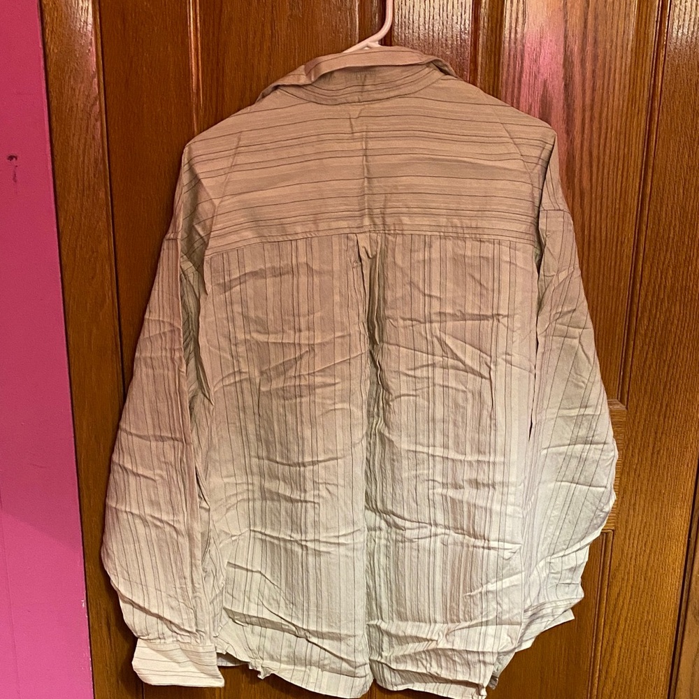 Zara Men's Beige Lightweight Shirt Jacket - Picture 10 of 12